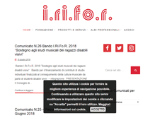 Tablet Screenshot of irifor.eu